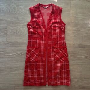 Kay Windsor Plaid Cardigan